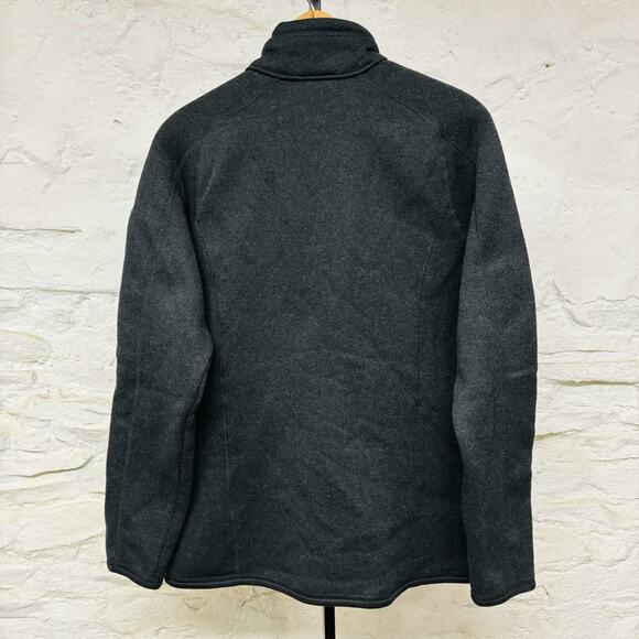 Patagonia Mens Black Long Sleeve Better Sweater Fleece Full-Zip Jacket Medium - Picture 10 of 12